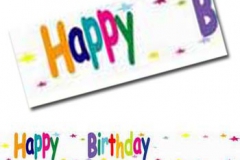 Add name and age birthday banner