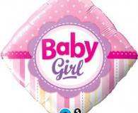 Baby girl foil 45 cm balloon