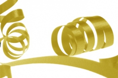 Gold 31 mm poly ribbon
