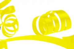 Yellow 31mm poly ribbon