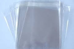 Large self seal cello bags available