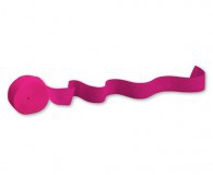 Magenta or hot pink streamers