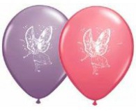 Fairy print latex balloons