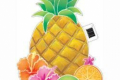 Cutout Luau Pineapple (42cm) Printed Both Sides with full Glossy Finish - Each