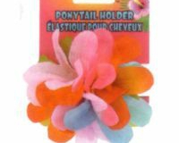 Flower Ponytail Holder - Multi Colour