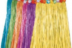Hula Skirt Artificial Grass - ADULT Assorted Colours Floral