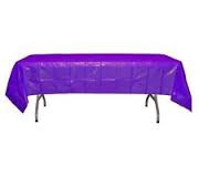 Purple rectangle tablecloth