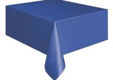 Royal blue rectangle tablecloth