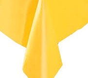 Yellow rectangle tablecloth
